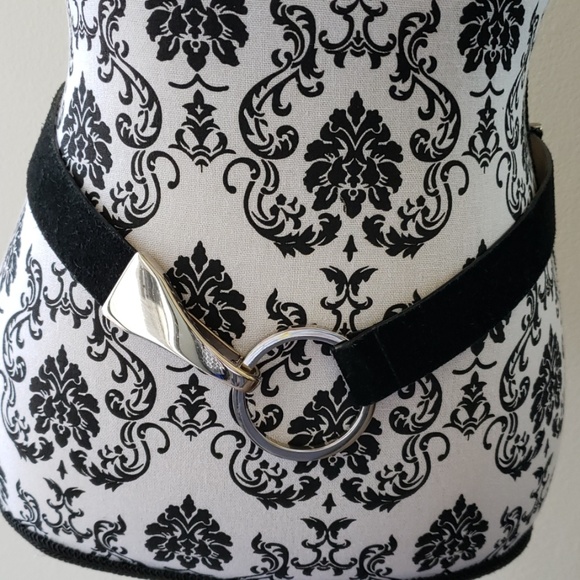 Cache Accessories - Cache adjustable suede belt.